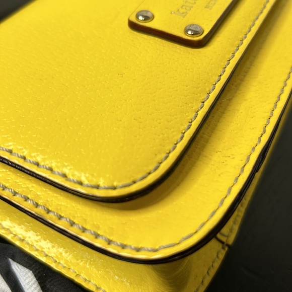 Kate Spade Crossbody Yellow Purse Natalie Wellesley Bag - Picture 10 of 12